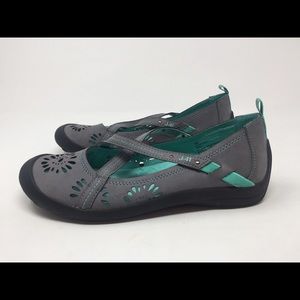 Jambu J-41 Anastasia Gray Comfort Mary Jane Shoes